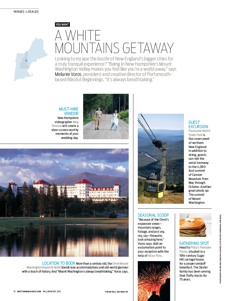 Meg Simone “Must Hire Vendor” – Boston Weddings Magazine