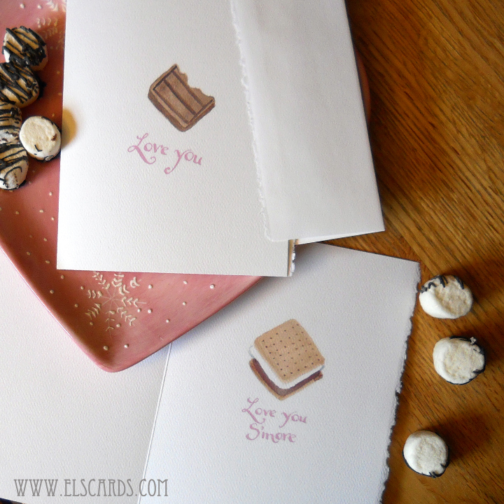 El’s Card’s Original Watercolor &amp; Calligraphy Designs for Wedding Invitations