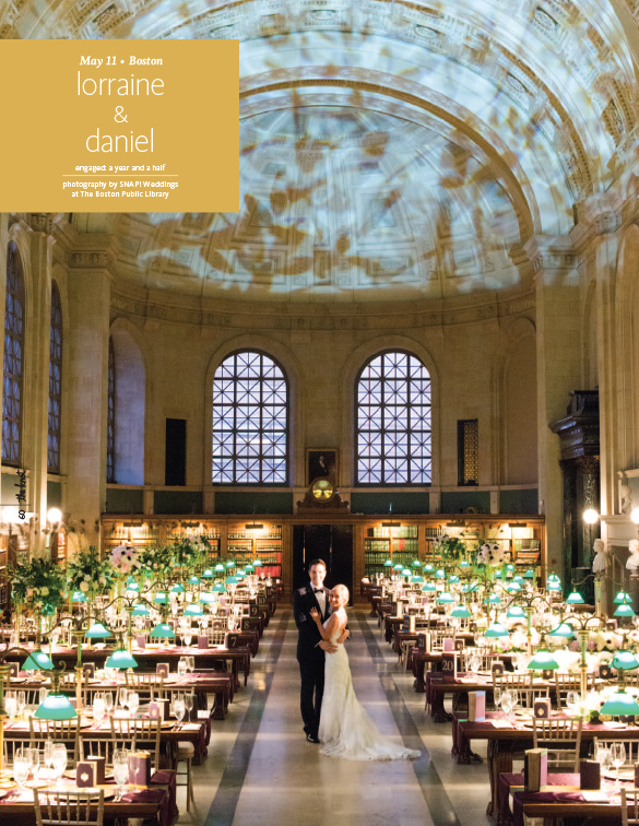 Best of The Knot – Lorraine and Dan’s Boston Public Library Wedding