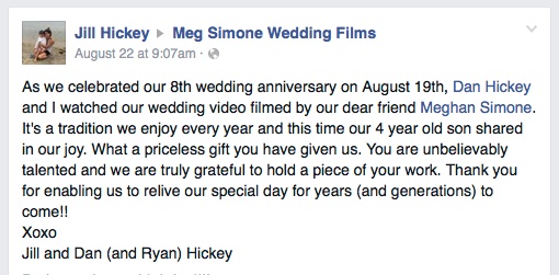 Wedding Film Testimonial