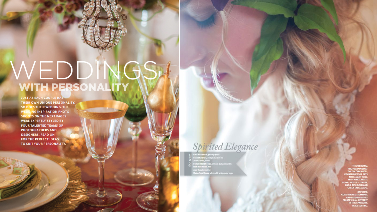 Bohemian Glam Wedding Inspiration at The Colony Hotel Kennebunkport, Maine