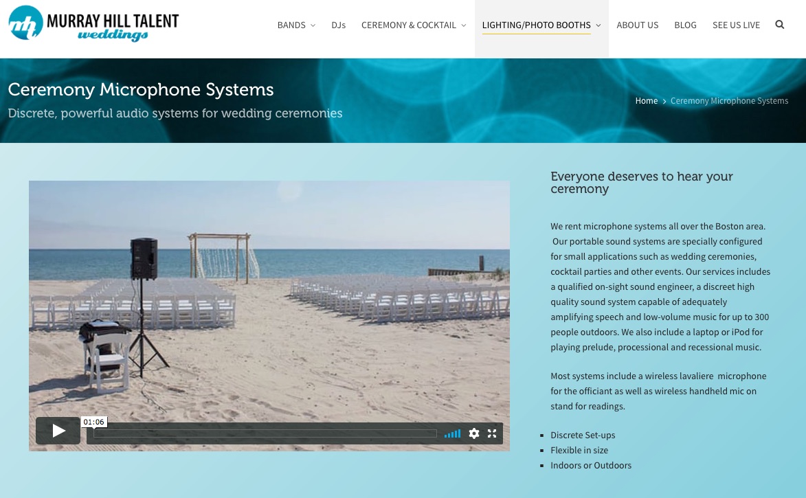 The Importance of Professional Audio For Your Outdoor Wedding Ceremony