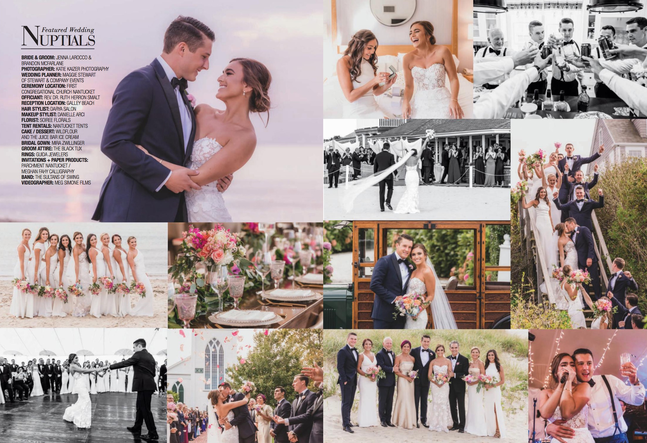 Nantucket Wedding Film at Galley Beach Featured in N Magazine