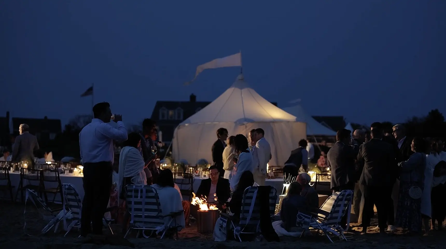 Open-Air Rehearsal Dinner on Nantucket